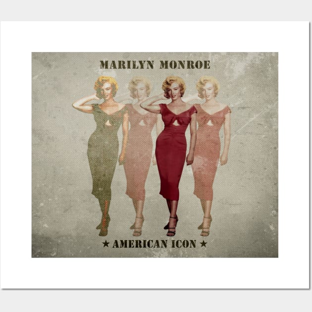 Marilyn Monroe - American Icon Wall Art by PLAYDIGITAL2020